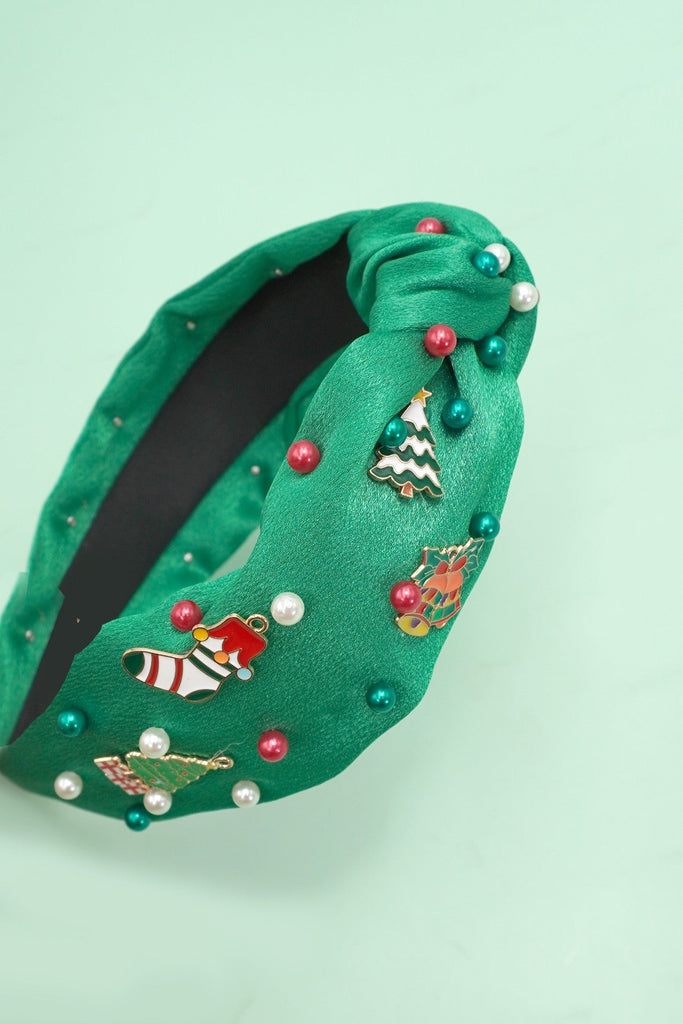 CHRISTMAS TREE SANTA REINDEER HAIR BAND HEADBAND | 40HB173