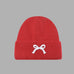 SOFT RIBBED KNIT BOW ACCENT BEANIES HAT | 40BN916
