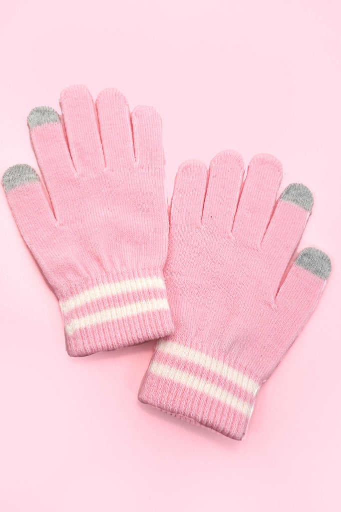 SOFT TRENDING STRIPE GLOVES | 40G103