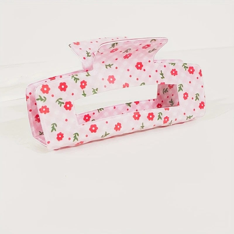 LARGE FLORAL DAISY ROSE PETAL HARI CLAW CLIPS | 40H940