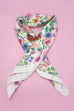 LARGE FLORAL PRINT BANDANA SCARF | 40SC656