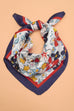 LARGE FLORAL PRINT BANDANA SCARF | 40SC652