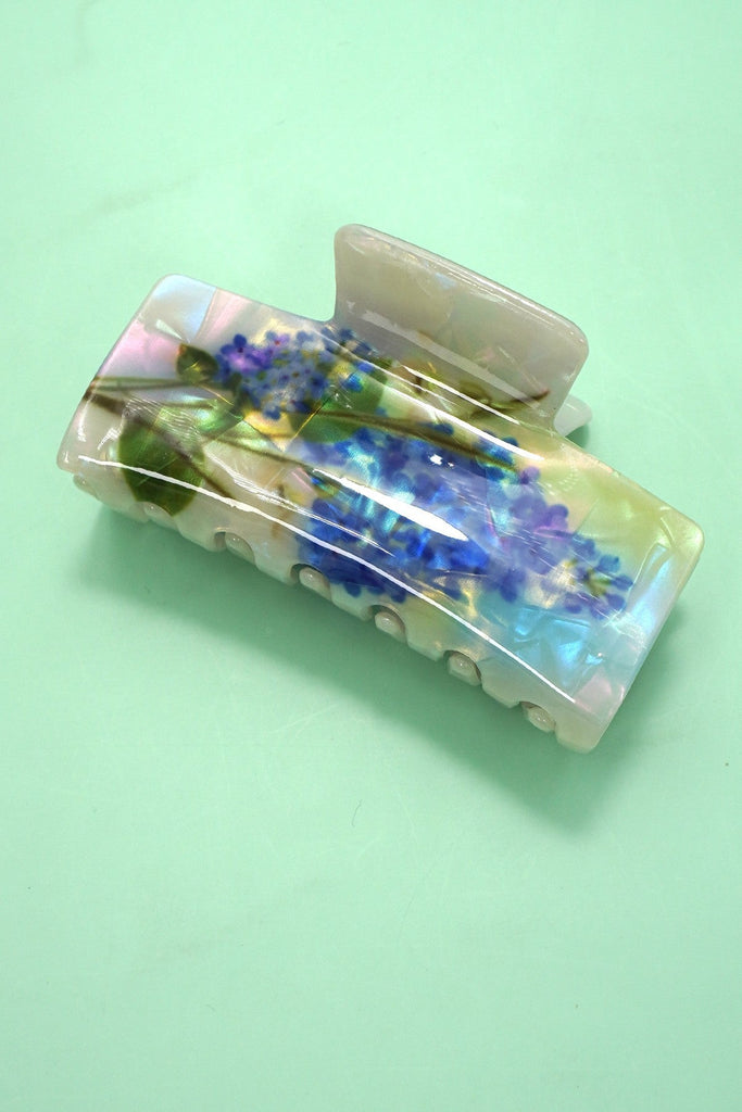 LARGE FLORAL HAIR CLAW CLIPS | 40H959