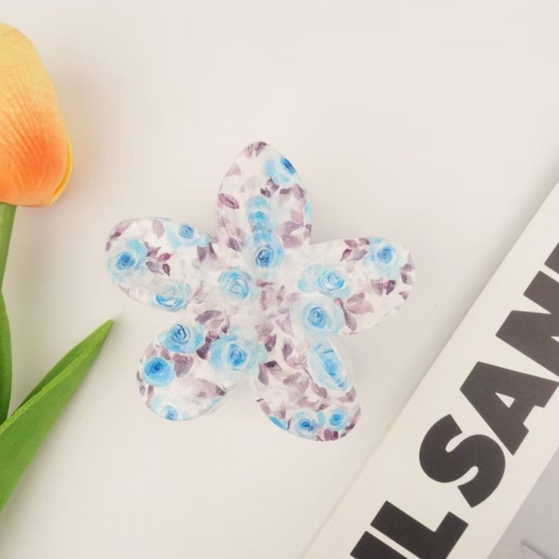 FLOWER FLORAL HAIR CLAW CLIPS | 40H960