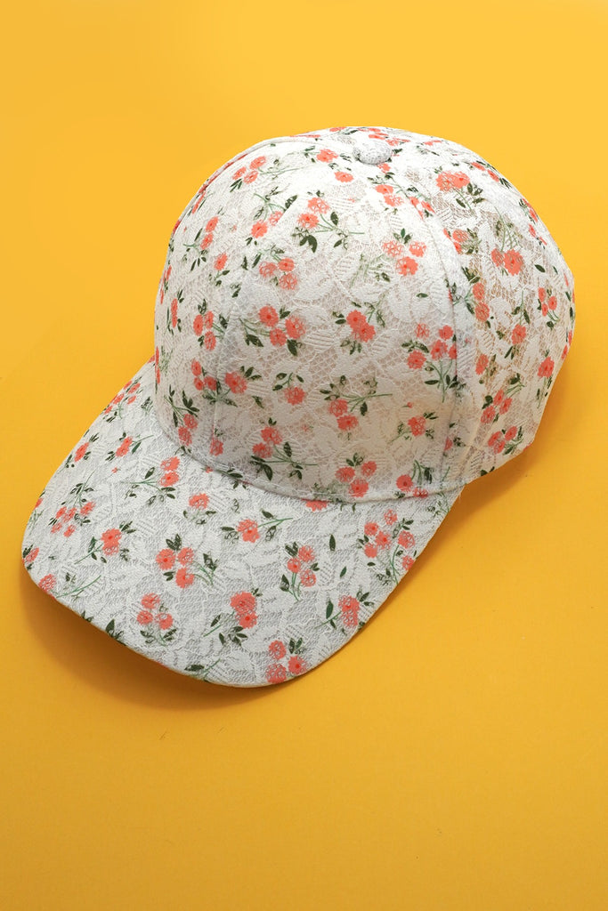 FLORAL CASUAL BASEBALL CAP | 40HW736