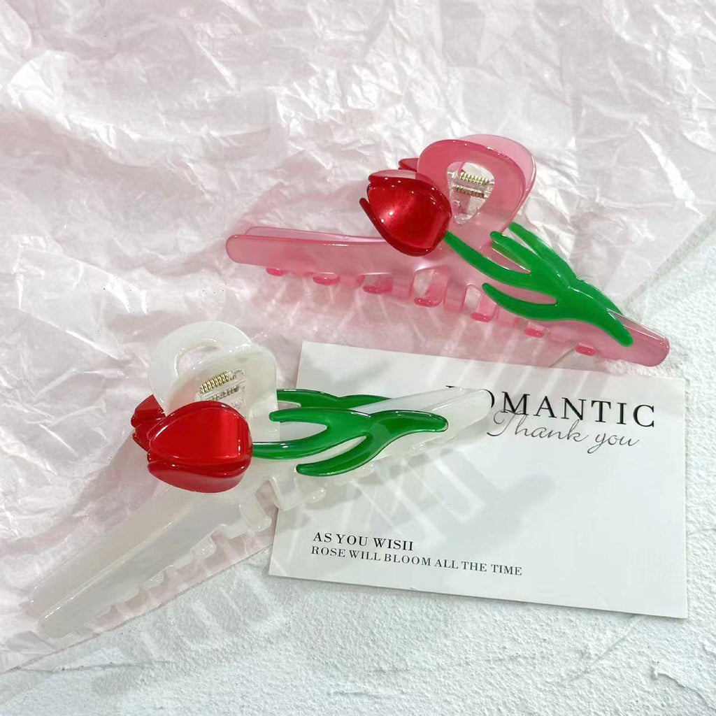 JUMBO FLOWER HAIR CLAW CLIPS | 40H965