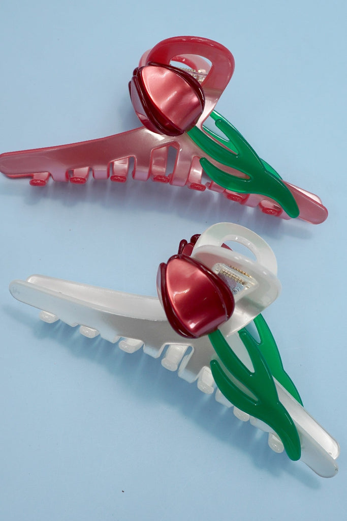 JUMBO FLOWER HAIR CLAW CLIPS | 40H965