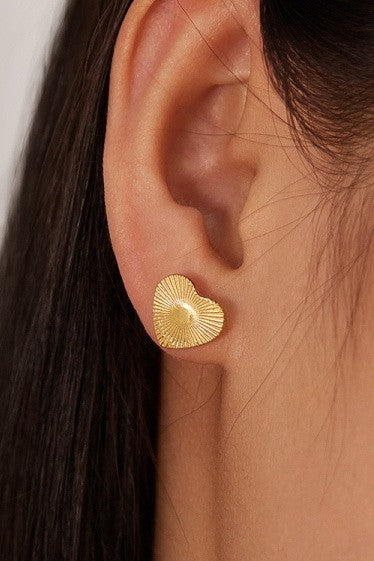 18K STAINLESS STEEL WATERPROOF TARNISH FREE EAR | 40E382