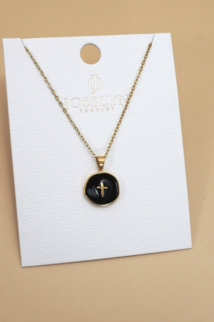 18K STAINLESS STEEL TARNISH FREE CROSS NECKLACE | 40NK9527