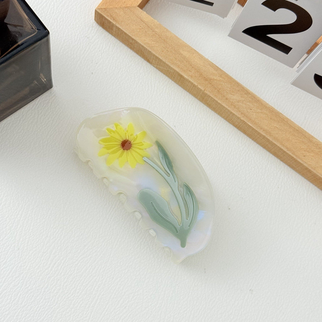 JUMBO FLOWER HAIR CLAW CLIPS | 40H970