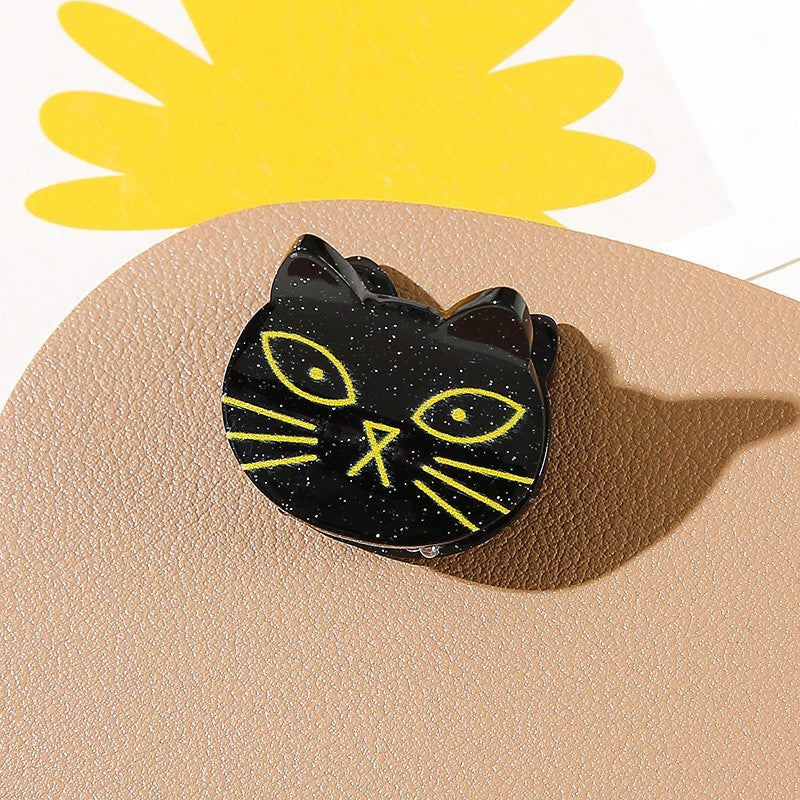 HALLOWEEN PUMPKIN GHOST SET OF 4 HAIR CLAW CLIPS | 40H973