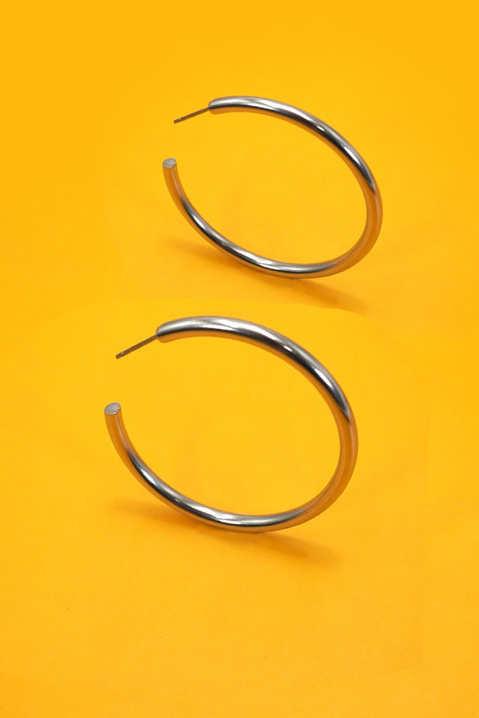 18K Stainless Steel Tarnish Free Waterproof Hoop | 40E387