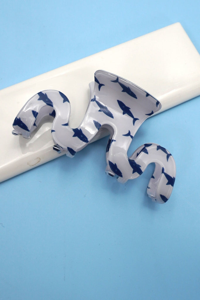 FRESH FISH STYLE RECTANGLE HAIR CLAW CLIPS | 40H976