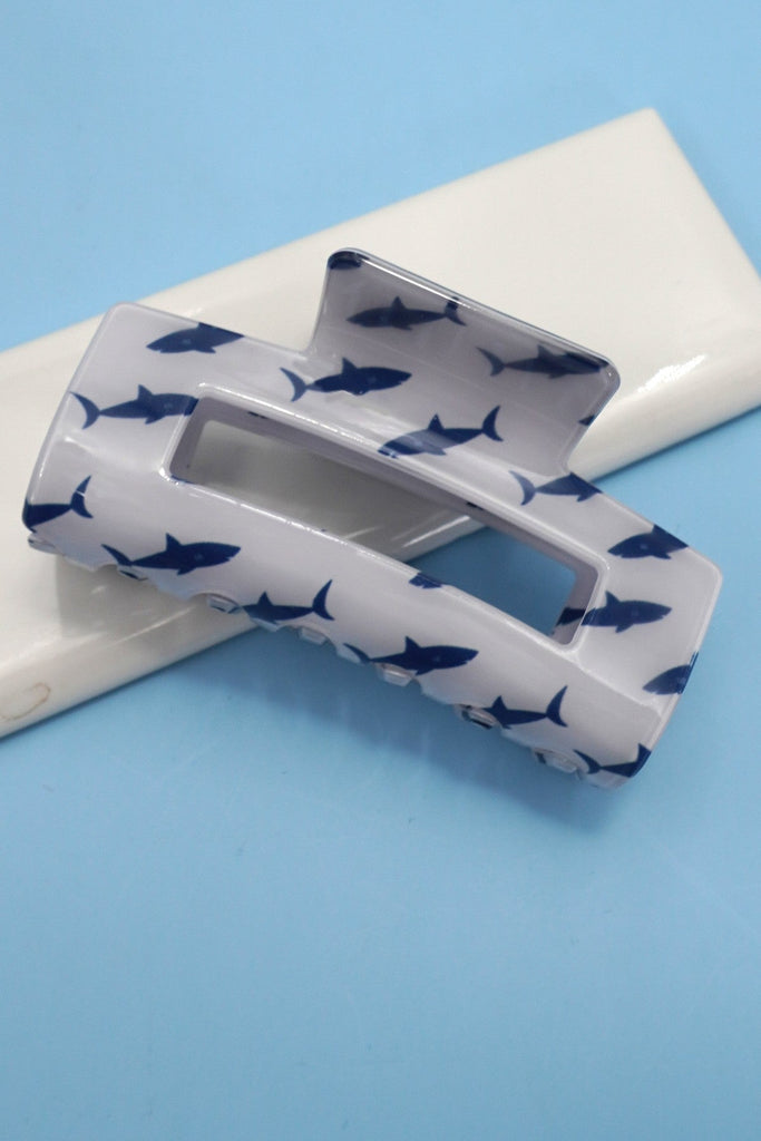 FRESH FISH STYLE RECTANGLE HAIR CLAW CLIPS | 40H976