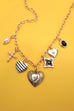 CHARM NECKLACE-VINTAGE HEART CLOVER CROSS | 80N92031