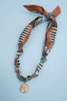 Handcrafted Scarf Interchangeable Charm Necklace | 80N92095