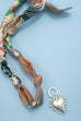 Handcrafted Scarf Interchangeable Charm Necklace | 80N92095
