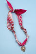 Handcrafted Scarf Interchangeable Charm Necklace | 80N92095