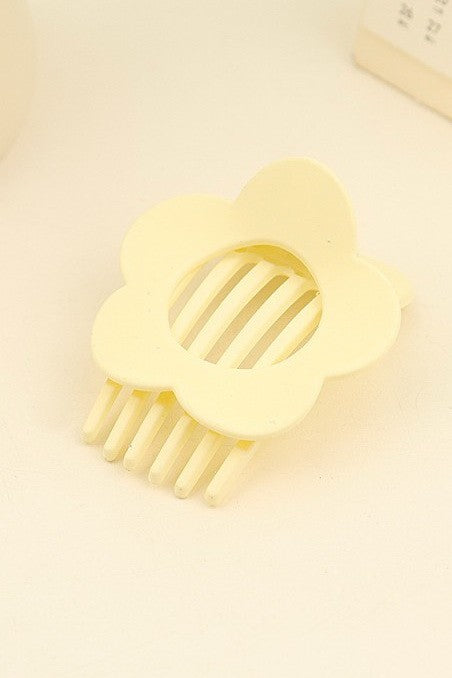 Lay Flat Flower Hair Claw Clips for Secure Styling | 40H981