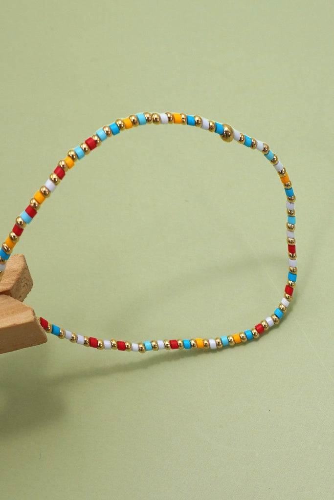 BOHO COLORFUL BALL BEADED BRACELET | 40B5178