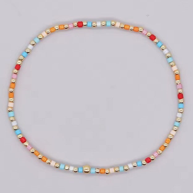 BOHO COLORFUL BALL BEADED BRACELET | 40B5178