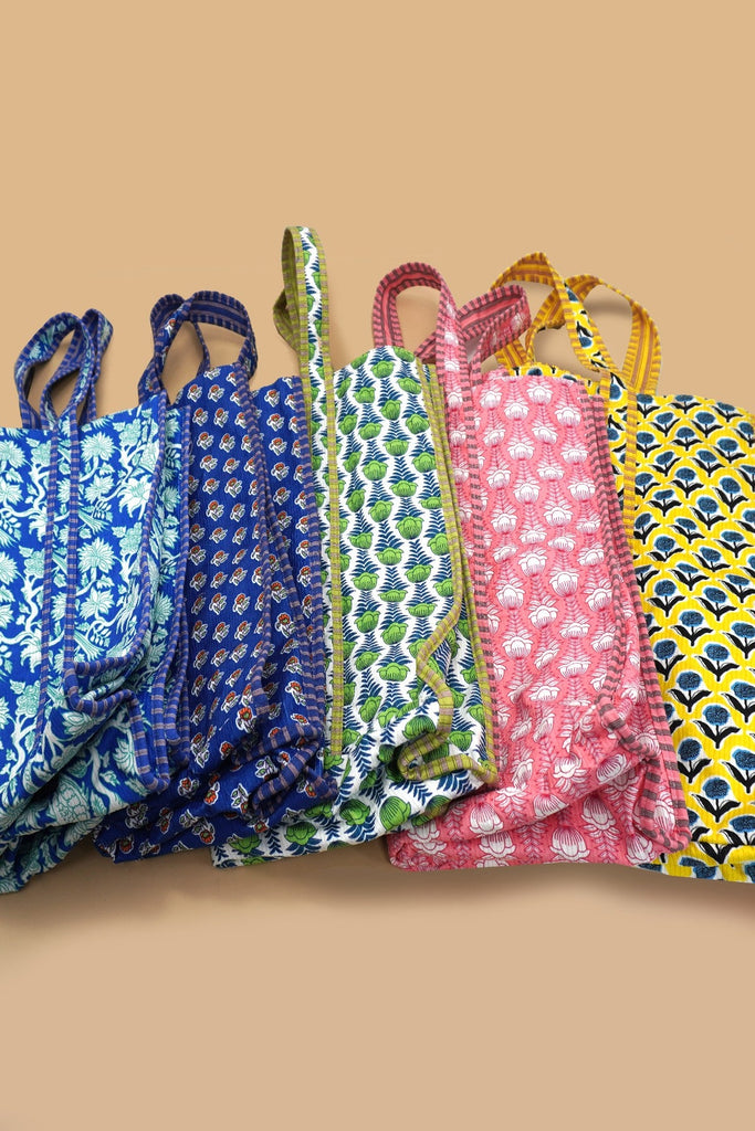 Organic Reversible Quilted Tote Bag | 40P575