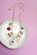CHARM NECKLACE-PORCELAIN STRAWBERRY CHERRY BOW | 80N92144