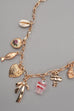 CHARM NECKLACE-FISH BOW CHARM PEARL SHELL CROSS | 80N92183