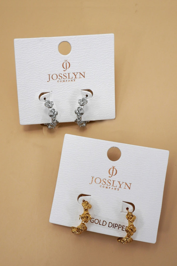 18K STAINLESS STEEL WATERPROOF TARNISH FREE HOOPS | 40E400