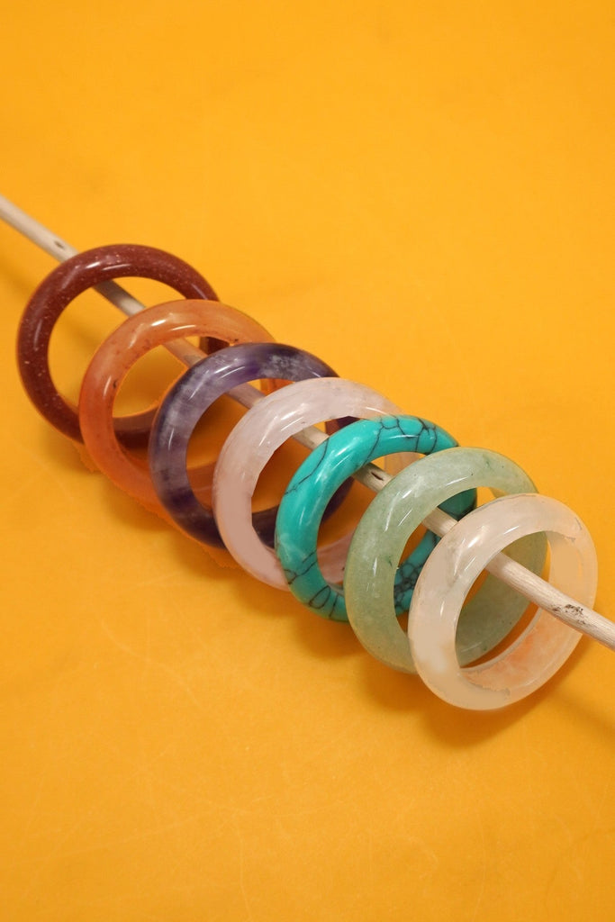 EARTHY NATURAL STONE RINGS | 40R112