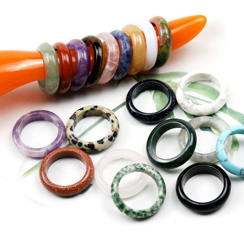 EARTHY NATURAL STONE RINGS | 40R112