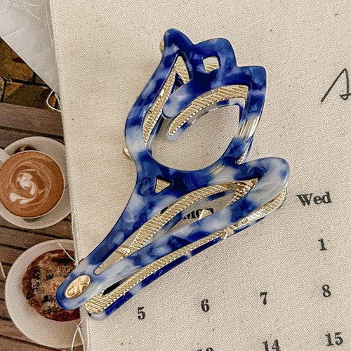 JUMBO PVC CASTING FLOWER HAIR CLAW CLIPS | 40H985