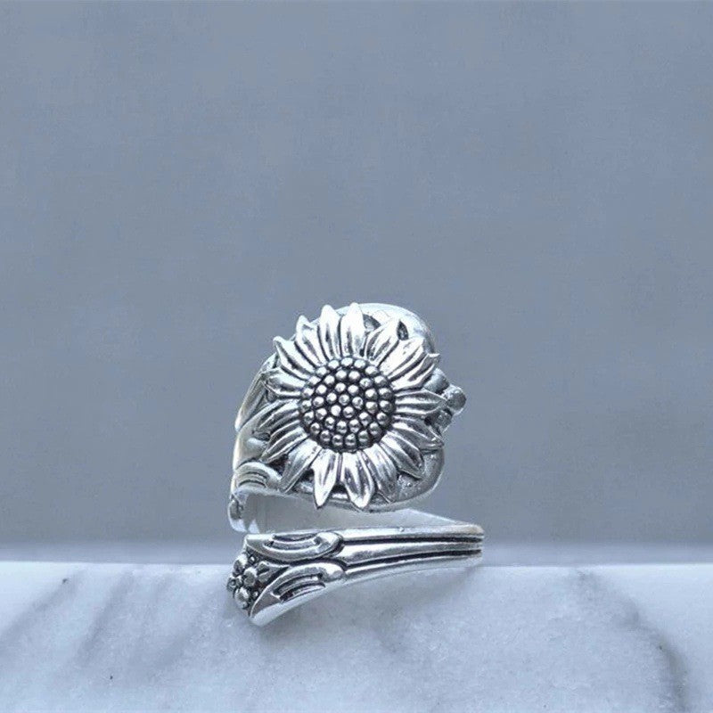 VINTAGE BOHO FLORAL STATEMENT RINGS | 40R129