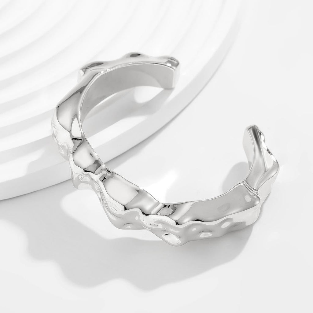 LUXURY IRREGULAR SHAPE CUFF BANGLE | 40B5187