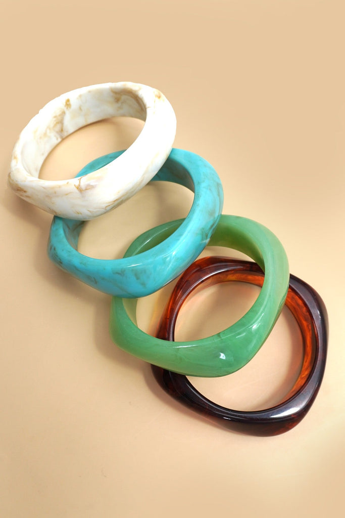 LUXURY IRREGULAR SQUARE SHAPE CUFF BANGLE | 40B5188