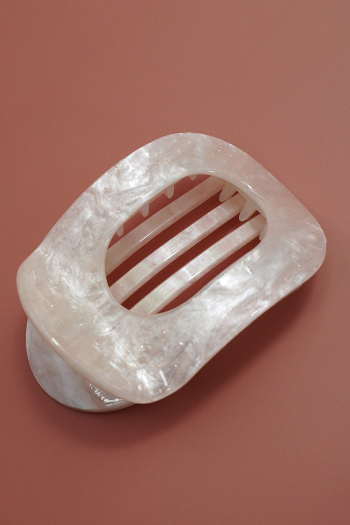 Jumbo Lay Flat Oval Hair Claw Clips Secure Styling | 40H993