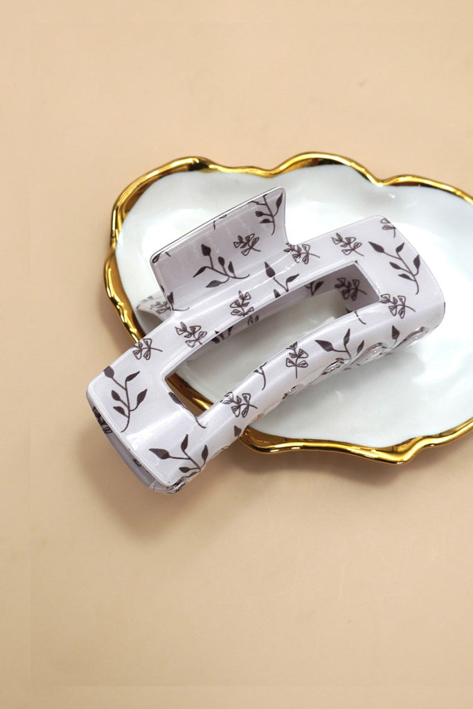 Large Fall Leaf Pattern Hair Claw Clips | 40H995