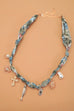 SCARF CHARM NECKLACE-FISH SUN PEARL HEART | 80N92321