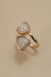 ACRYLIC DOUBLE HEART STATEMENT RING | 80R083