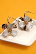 VINTAGE FLORAL FLOWER DROP EARRINGS | 80E61269