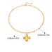 18K STAINLESS STEEL TARNISH FREE CROSS NECKLACE | 40NK9580