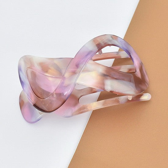 Lay Flat Flower Hair Claw Clips for Secure Styling | 40H1007