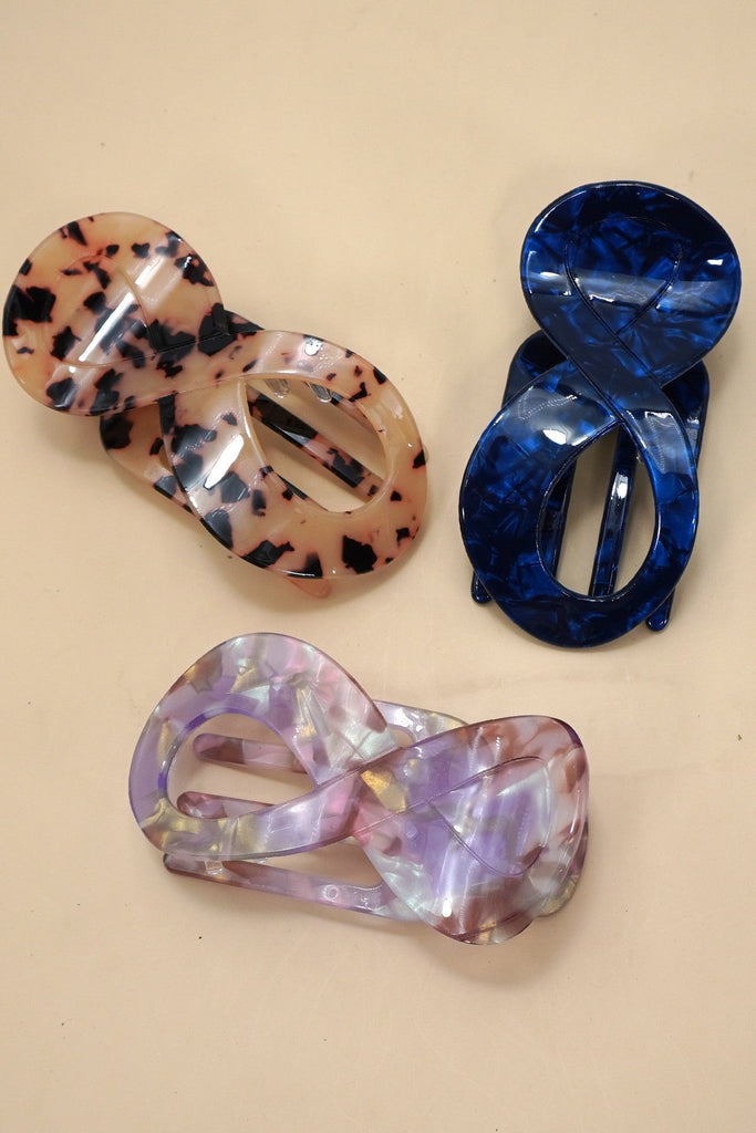 Lay Flat Flower Hair Claw Clips for Secure Styling | 40H1007