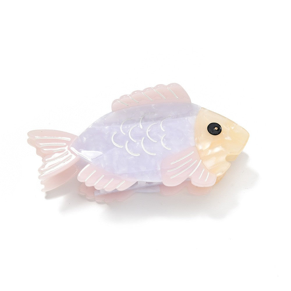 LARGE JUMBO OCEAN SEA FISH HAIR CLAW CLIPS | 40H1009