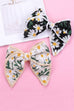 EMBROIDERY FLORAL SHEER BOW RIBBON HAIR CLIPS | 40H1011