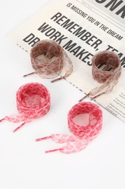 ANIMAL SATIN ORGANZA SHOE LACE | 40SD113