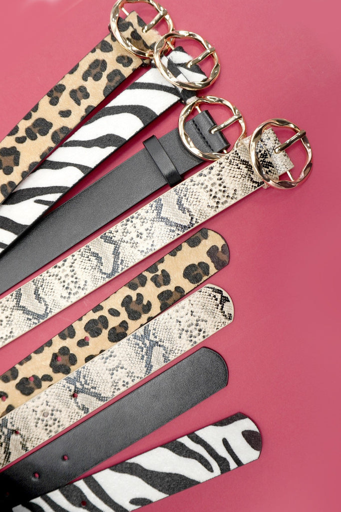 TEXTURED ANGLED OVAL SHAPED BUCKLE | 40BT659