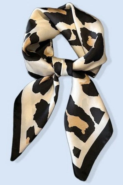 LARGE LEOPARD ANIMAL PRINT BANDANA SCARF | 40SC689
