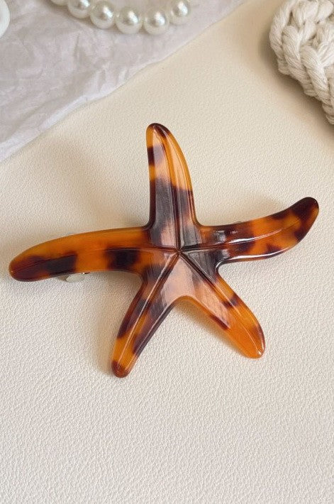 BEACH OCEAN SEA LIFE STARFISH HAIR CLIPS | 40H1015