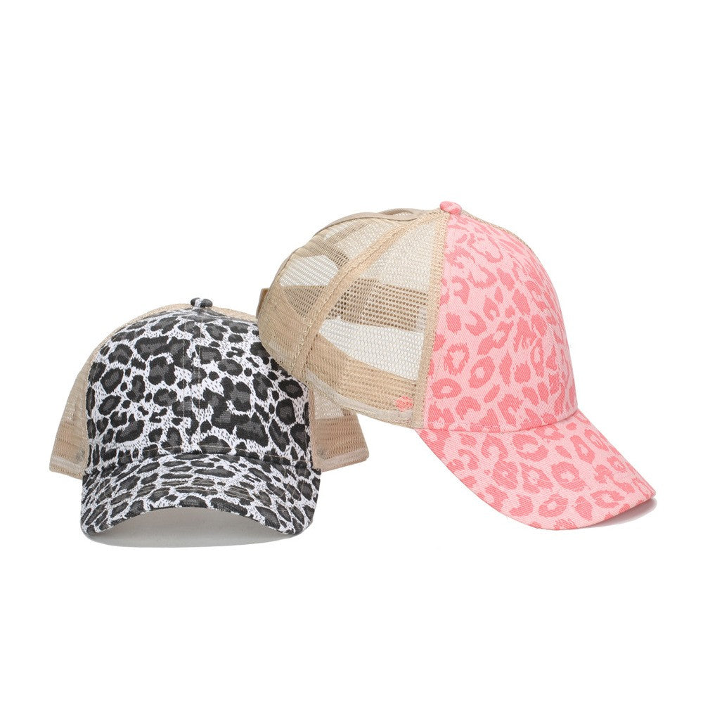 TRUCKER HAT LEOPARD ANIMAL FRONT MESH BACK CAP | 40HW745